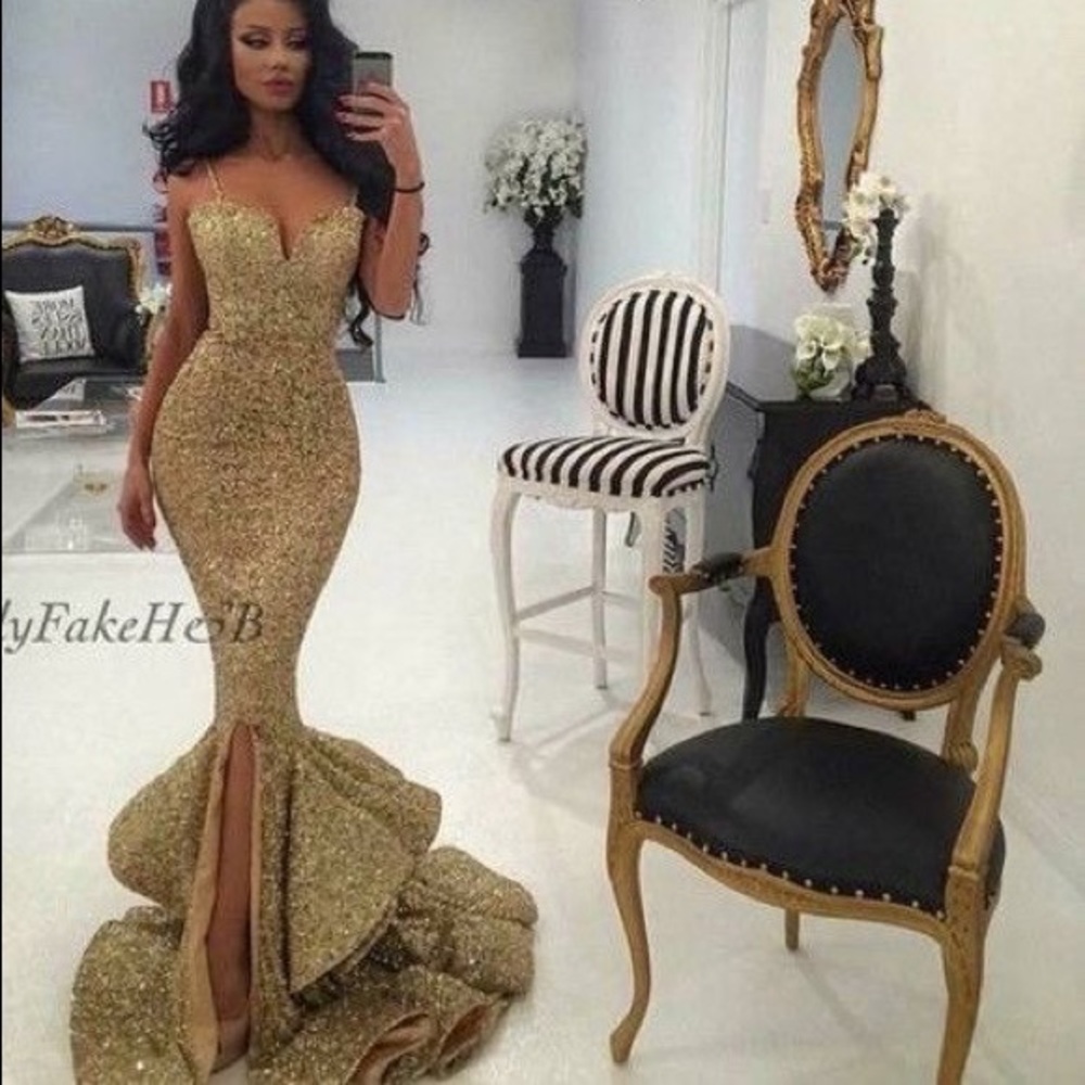 Gold Evening Gown